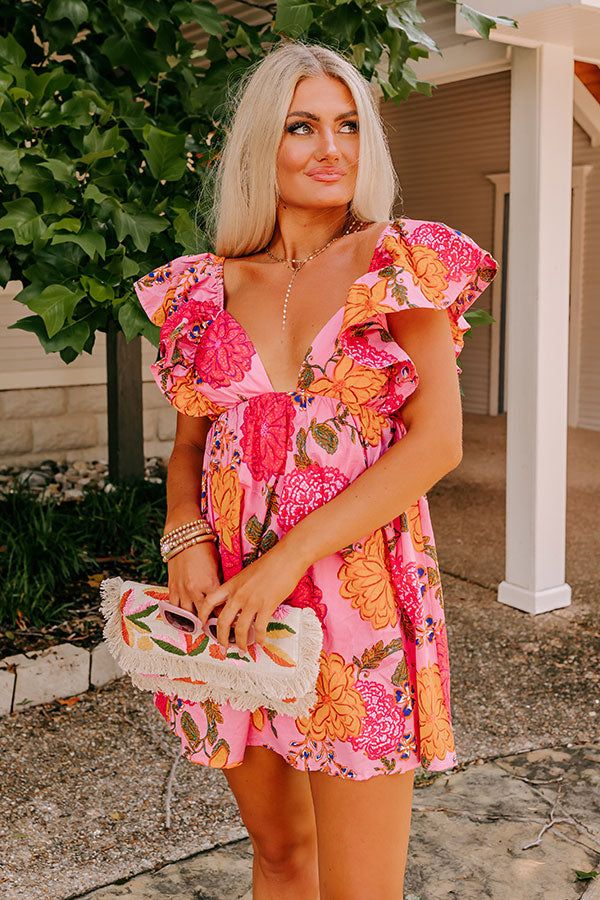 Island Lover Floral Mini Dress sold by Impressions product image thumbnail 2