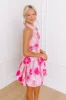 Garden Romance Jacquard Mini Dress sold by Impressions