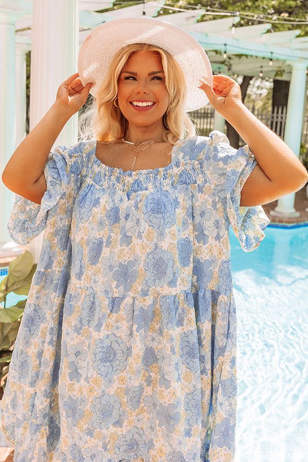 Flip The Page Floral Shift Dress Curves sold by Impressions product image thumbnail 4