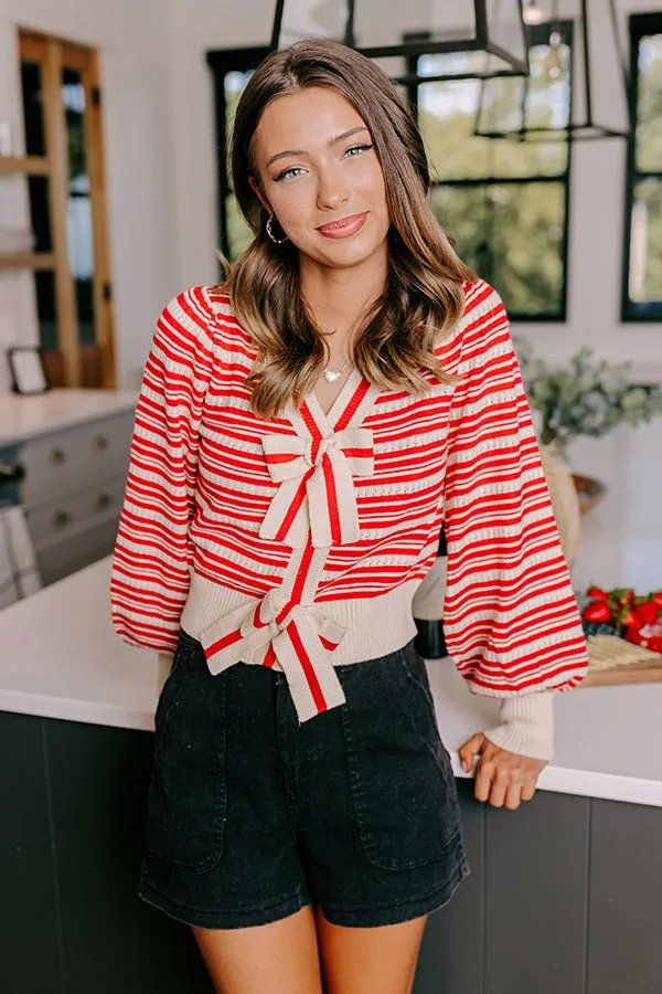 Candy Lane Pointelle Knit Sweater Top sold by Impressions product image thumbnail 4