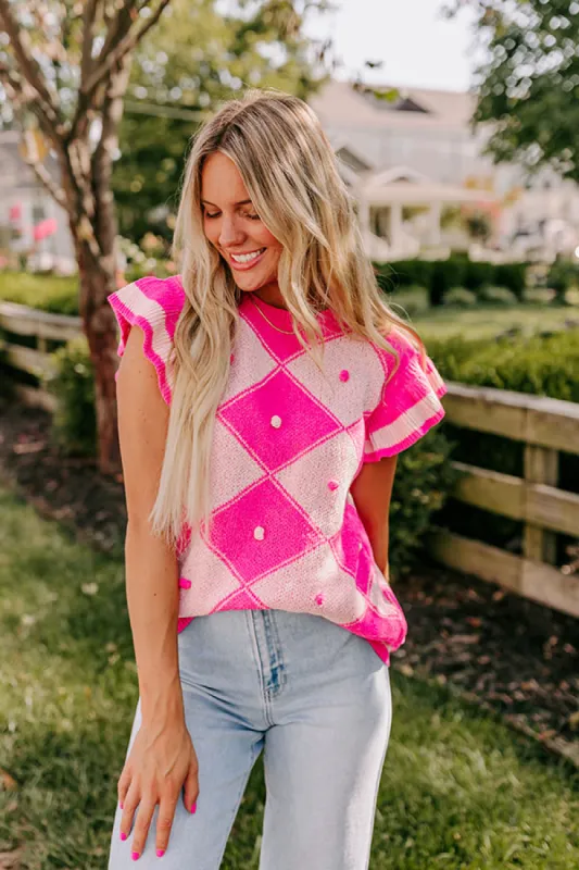 Country Club Ready Knit Sweater Top sold by Impressions