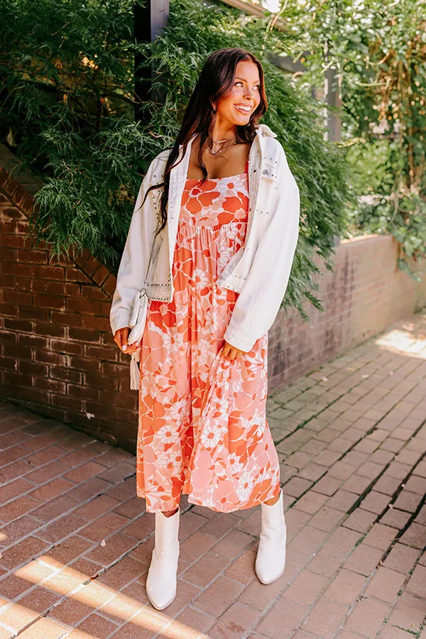 Hula Happiness Midi In Peach sold by Impressions