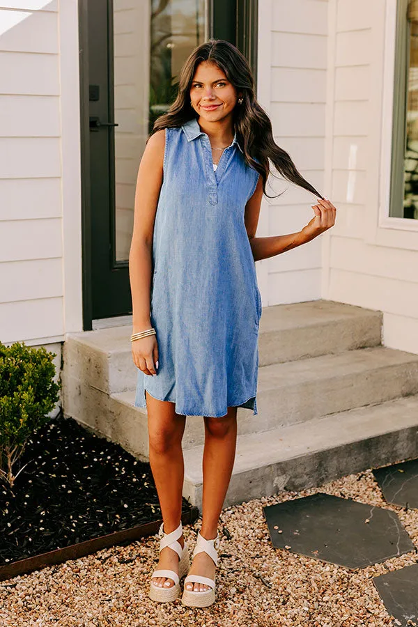 Cutie On The Coast Chambray Dress sold by Impressions product image thumbnail 5