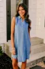 Cutie On The Coast Chambray Dress sold by Impressions