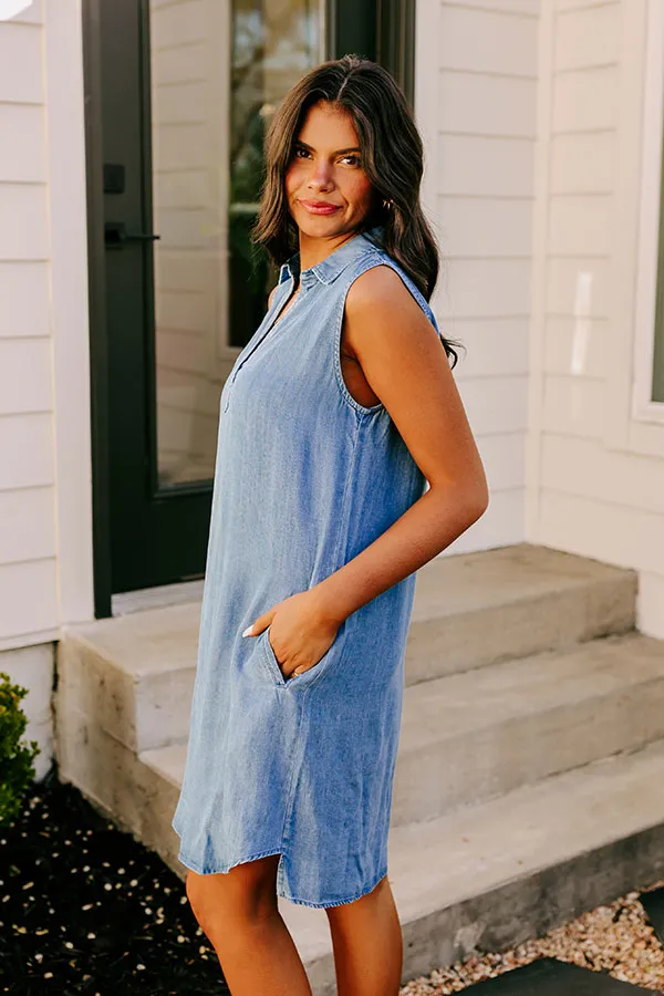 Cutie On The Coast Chambray Dress sold by Impressions product image thumbnail 3