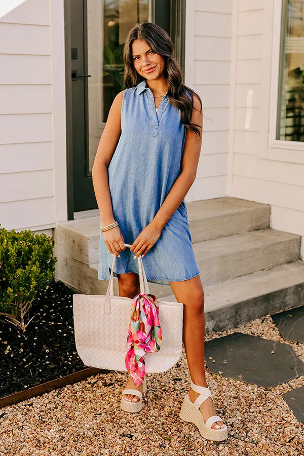 Cutie On The Coast Chambray Dress sold by Impressions