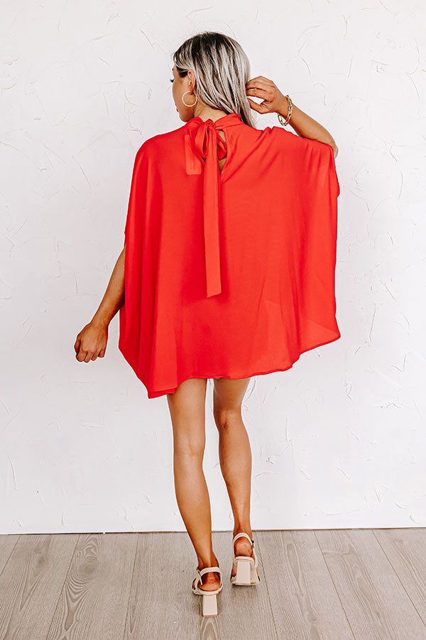 Local Flair Shift Top In Red sold by Impressions product image thumbnail 3
