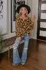 Garden Lovely Shift Top in Copper sold by Impressions