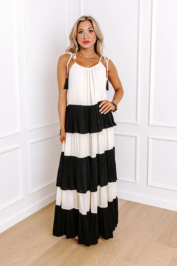 Oceanside Bliss Tiered Maxi Dress sold by Impressions product image thumbnail 5