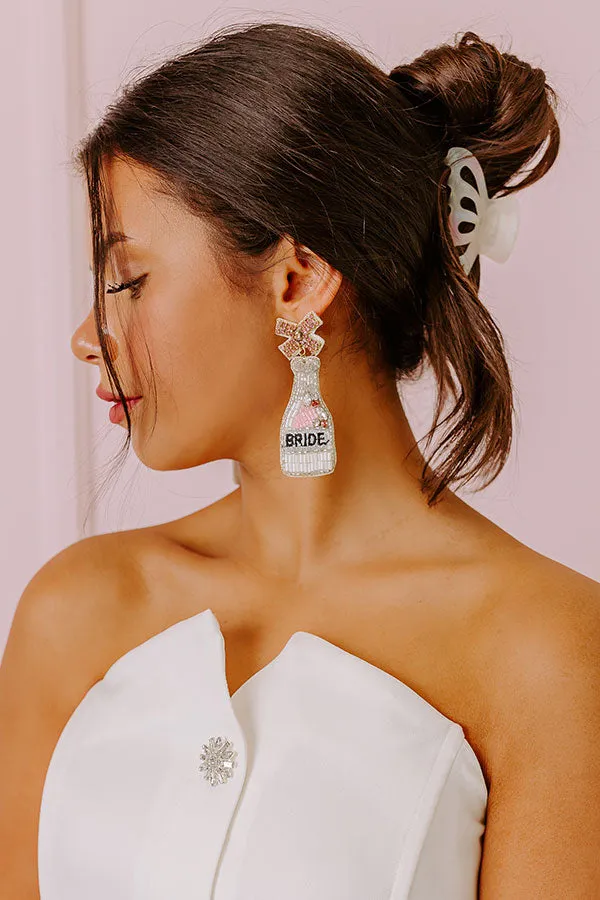 Toast To The Bride Earrings In Silver sold by Impressions product image thumbnail 2