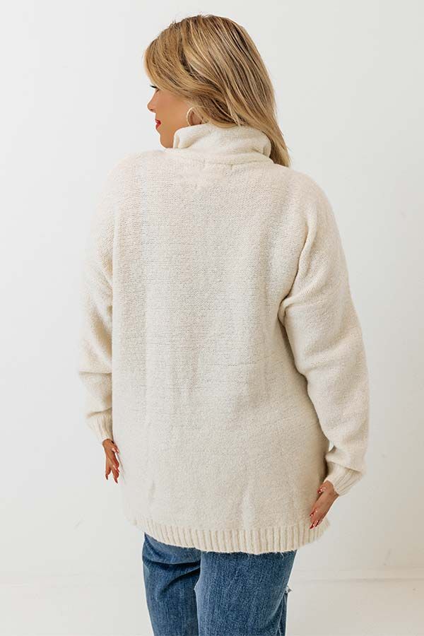Pumpkin Spicy Knit Pullover In Cream Curves sold by Impressions product image thumbnail 3