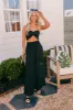 First Class Pass Pleated Crop Top sold by Impressions