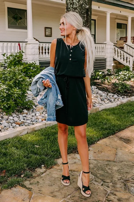 Ivy League Style Dress In Black sold by Impressions