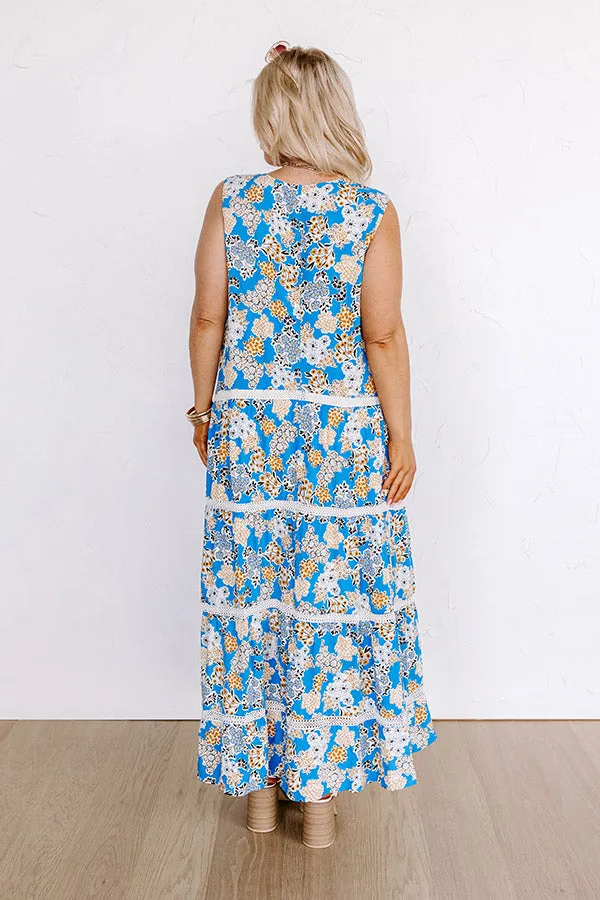 San Fran Cafe Floral Maxi Dress Curves sold by Impressions product image thumbnail 4