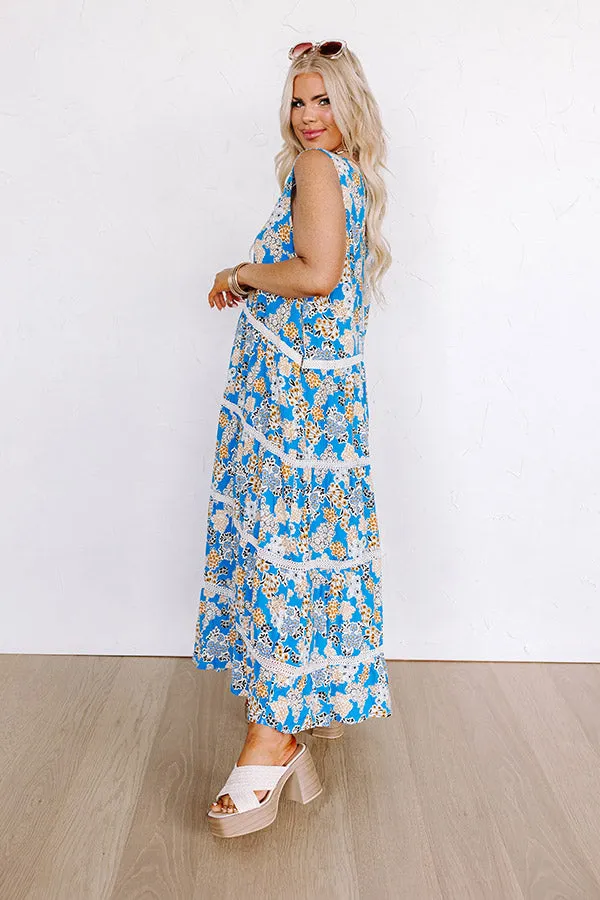 San Fran Cafe Floral Maxi Dress Curves sold by Impressions product image thumbnail 2