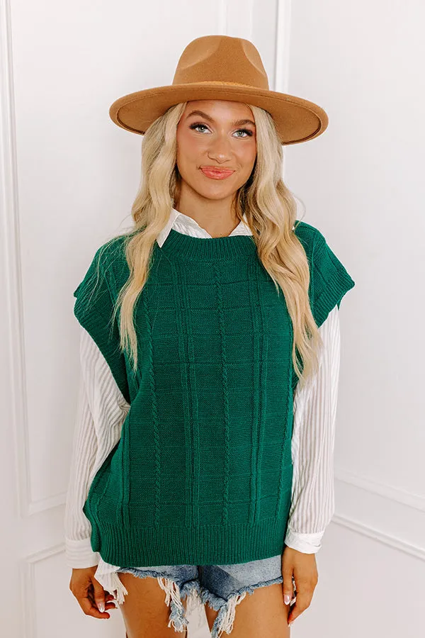 Venice Vision Sweater Top In Hunter Green sold by Impressions product image thumbnail 4