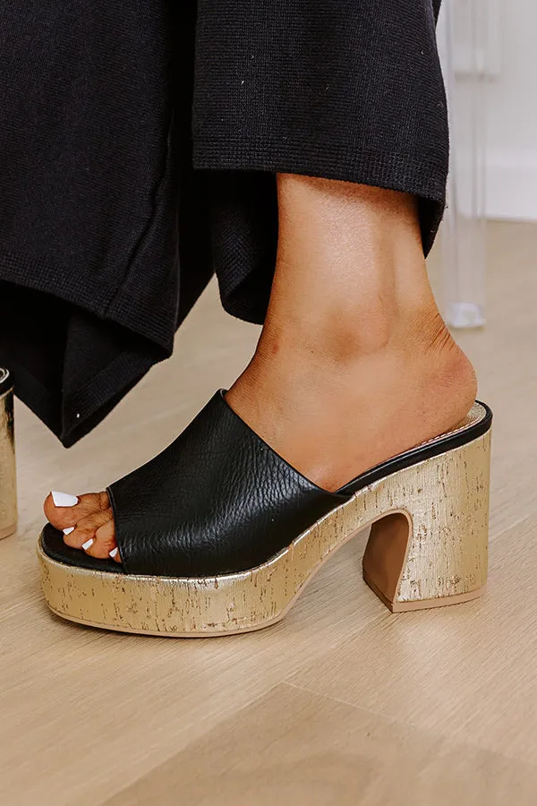 The Aaliyah Faux Leather Heel in Black sold by Impressions product image thumbnail 3