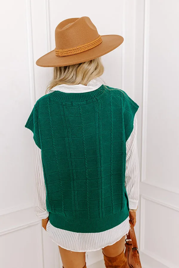 Venice Vision Sweater Top In Hunter Green sold by Impressions product image thumbnail 3