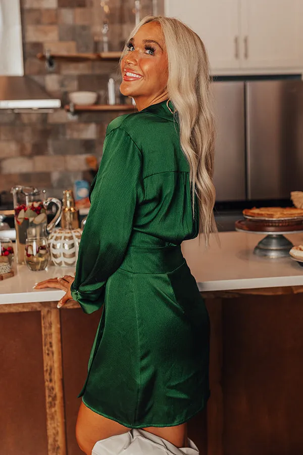 Forever First Class Wrap Mini Dress sold by Impressions product image thumbnail 4