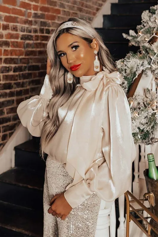 Gorgeous Glisten Shift Top sold by Impressions