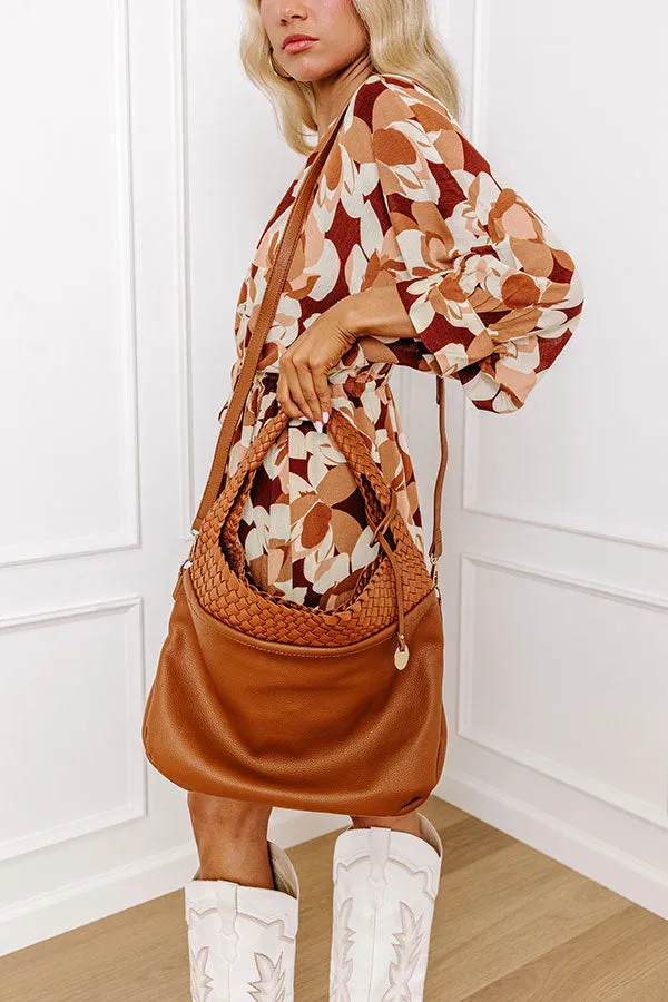 Luxe Lifestyle Faux Leather Tote In Brown sold by Impressions product image thumbnail 4