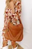 Luxe Lifestyle Faux Leather Tote In Brown sold by Impressions