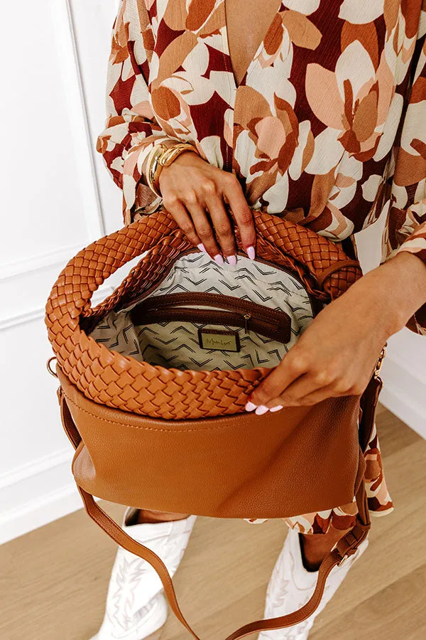 Luxe Lifestyle Faux Leather Tote In Brown sold by Impressions product image thumbnail 2