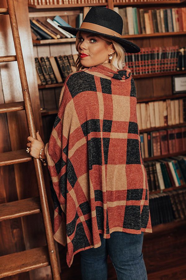 Snow Delightful Plaid Poncho Curves sold by Impressions product image thumbnail 4