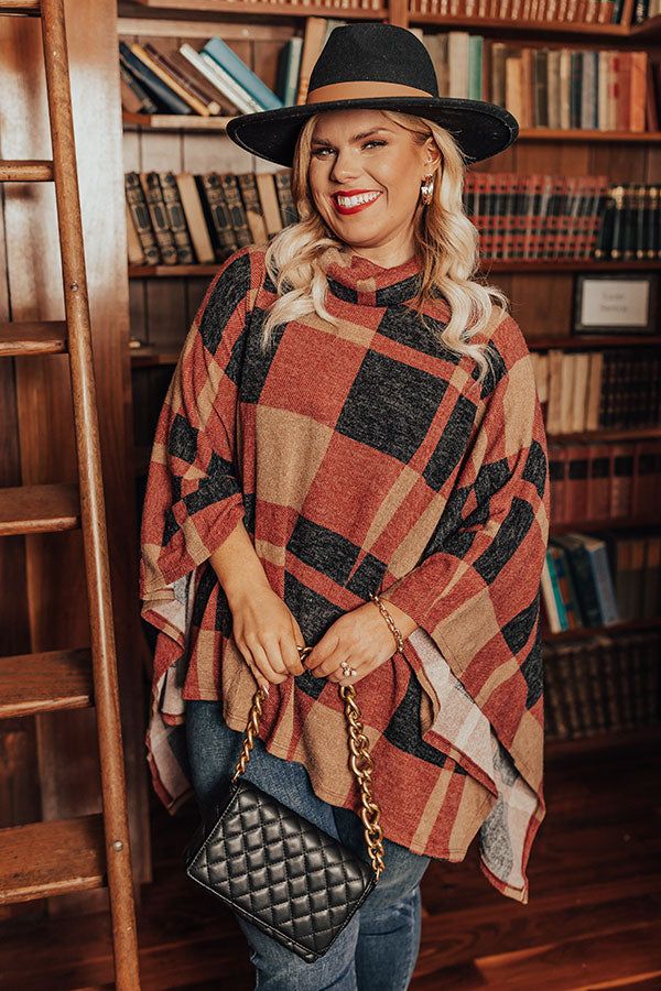 Snow Delightful Plaid Poncho Curves sold by Impressions product image thumbnail 5