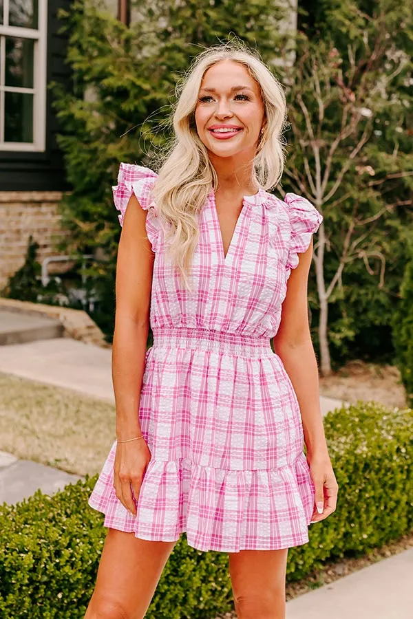 Parkside Picnic Gingham Romper in Pink sold by Impressions product image thumbnail 2
