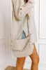 Allure Avenue Faux Leather Purse In Oatmeal sold by Impressions