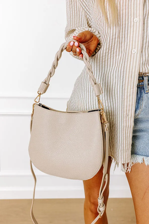 Allure Avenue Faux Leather Purse In Oatmeal sold by Impressions product image thumbnail 3