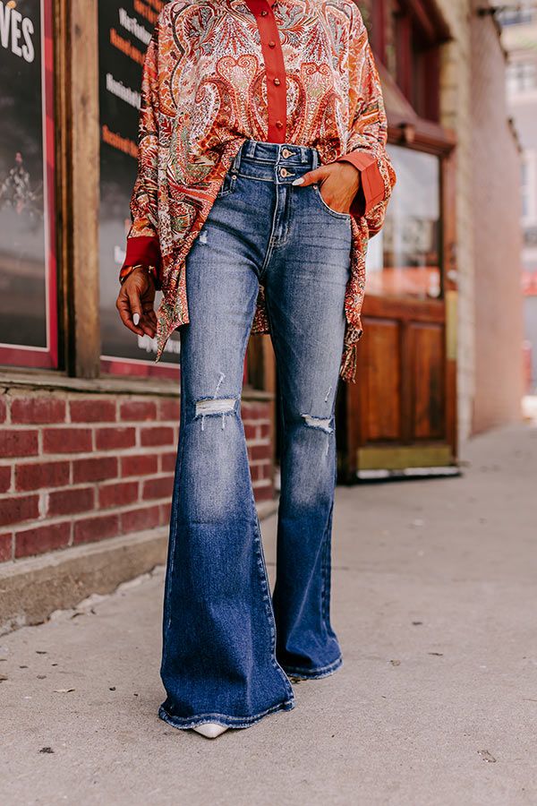 KanCan The Layla High Waist Flare sold by Impressions