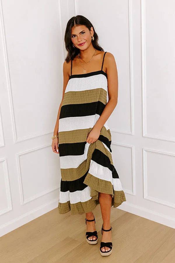 Headed to Soho Stripe Midi sold by Impressions product image thumbnail 4