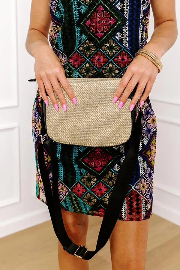 Vacay Ready Woven Crossbody in Black sold by Impressions product image thumbnail 4