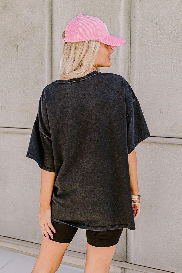 Vibrant Smiles Shift Tee in Black sold by Impressions product image thumbnail 3