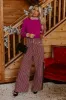 Red Wine Sipping High Waist Tweed Pants sold by Impressions