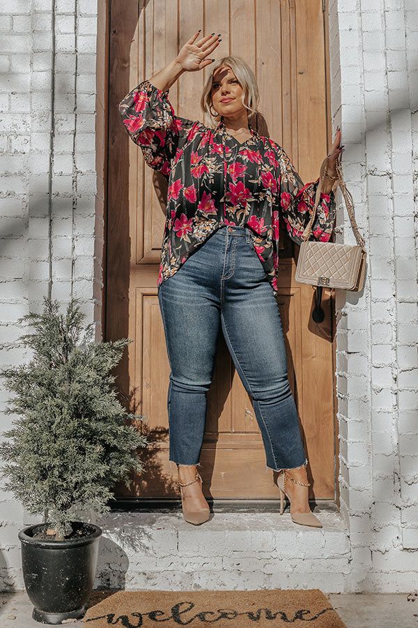 Train To Paris Floral Shift Top Curves sold by Impressions product image thumbnail 4