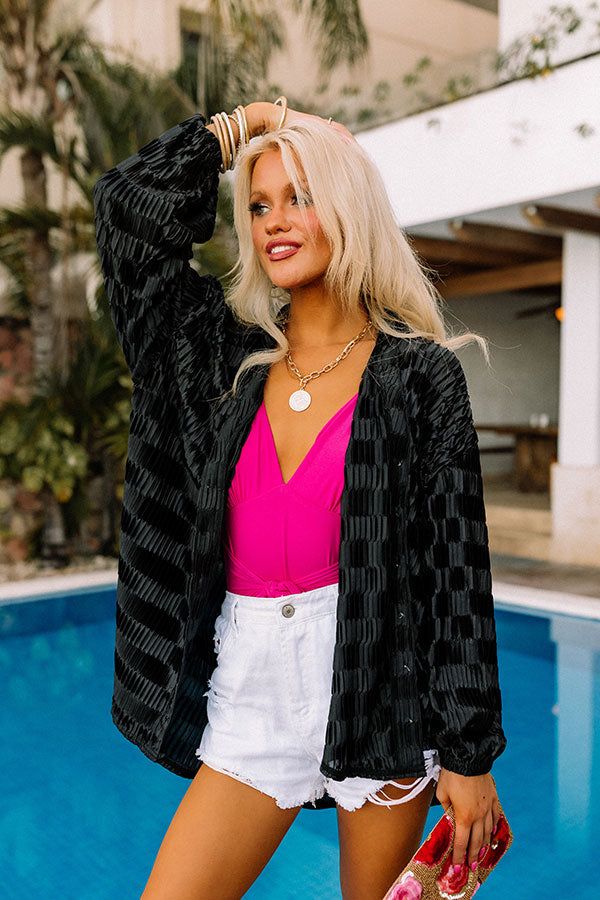 Champagne Season Pleated Top Black sold by Impressions product image thumbnail 3