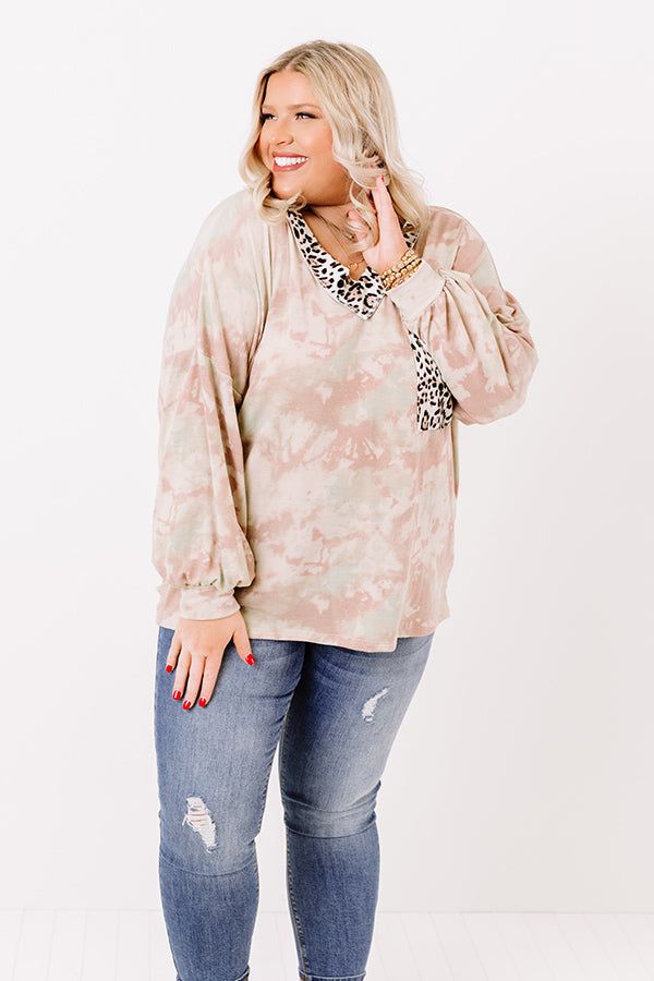 Hot Cider Sipping Tie Dye Top Curves sold by Impressions product image thumbnail 2