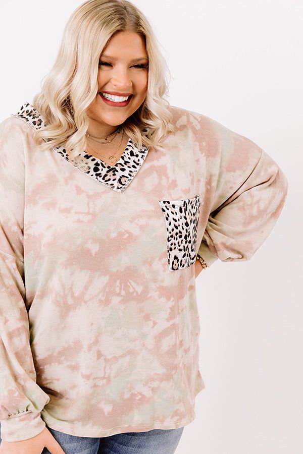 Hot Cider Sipping Tie Dye Top Curves sold by Impressions product image thumbnail 3