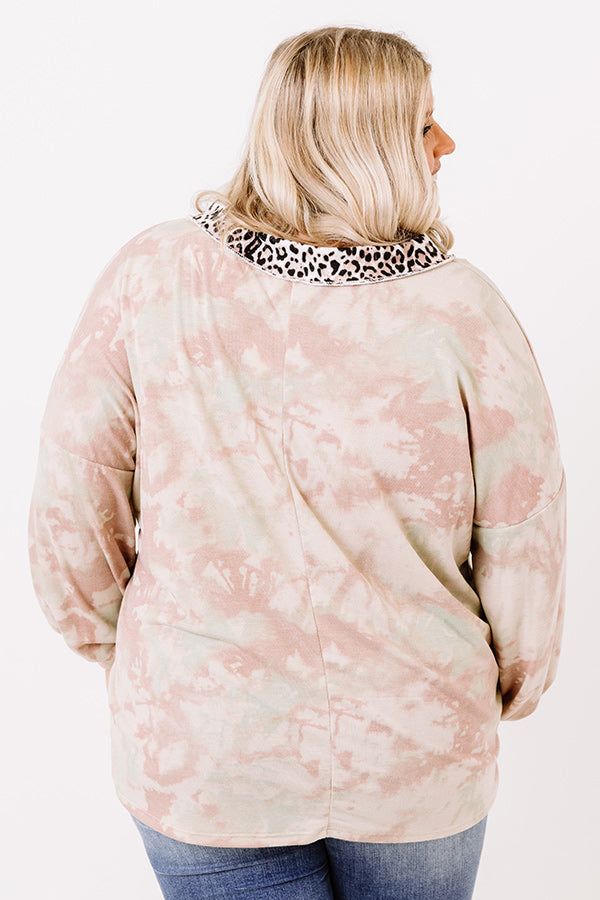 Hot Cider Sipping Tie Dye Top Curves sold by Impressions product image thumbnail 4