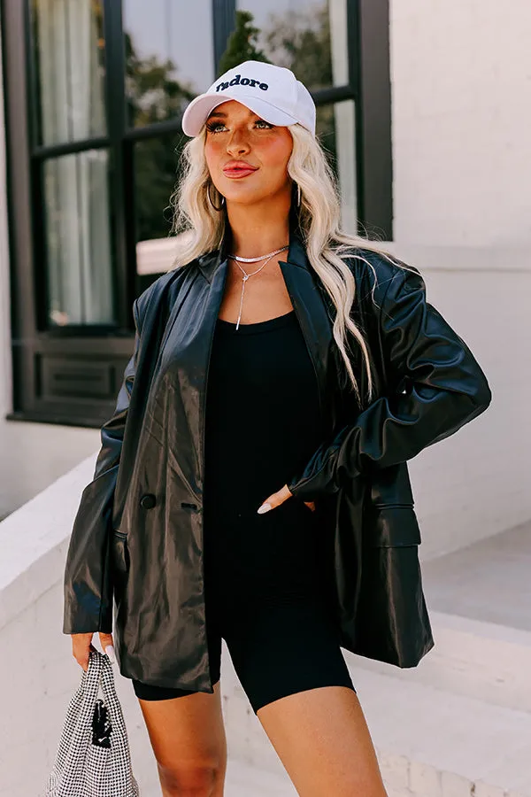 Barre Above The Rest Romper In Black sold by Impressions