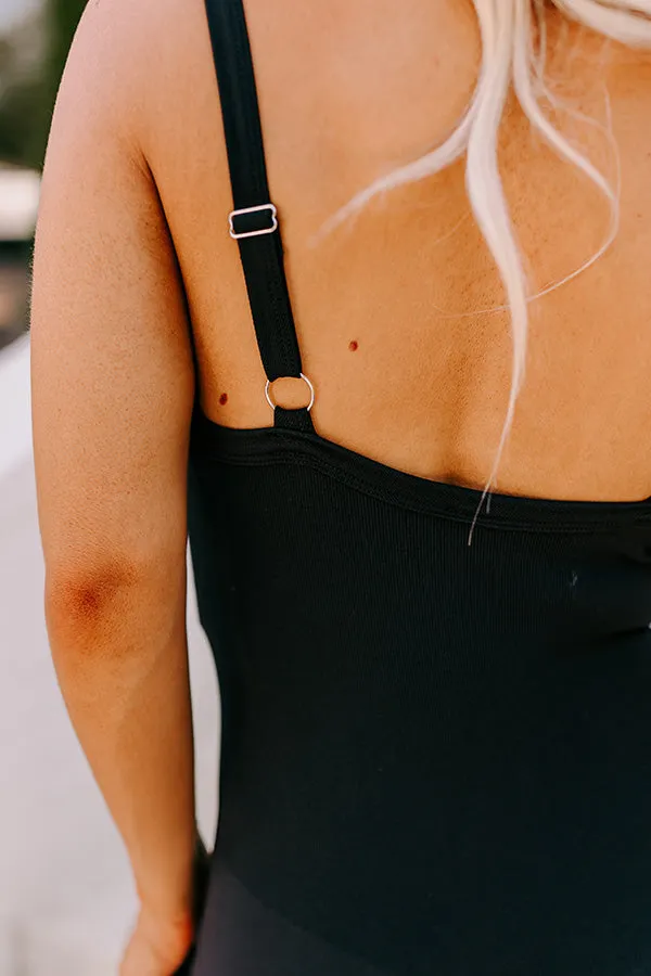 Barre Above The Rest Romper In Black sold by Impressions product image thumbnail 5