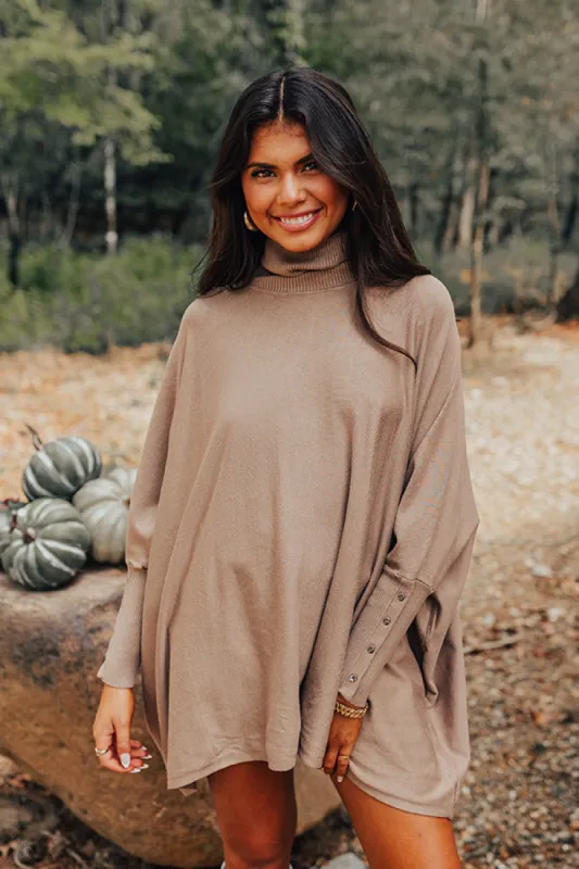 For The Record Shift Tunic In Taupe sold by Impressions