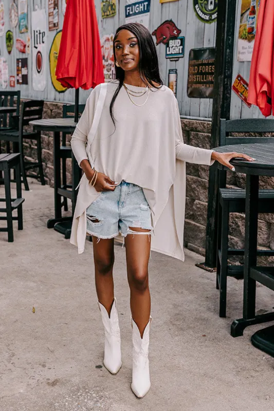 Endless Sophistication Tunic In Stone sold by Impressions