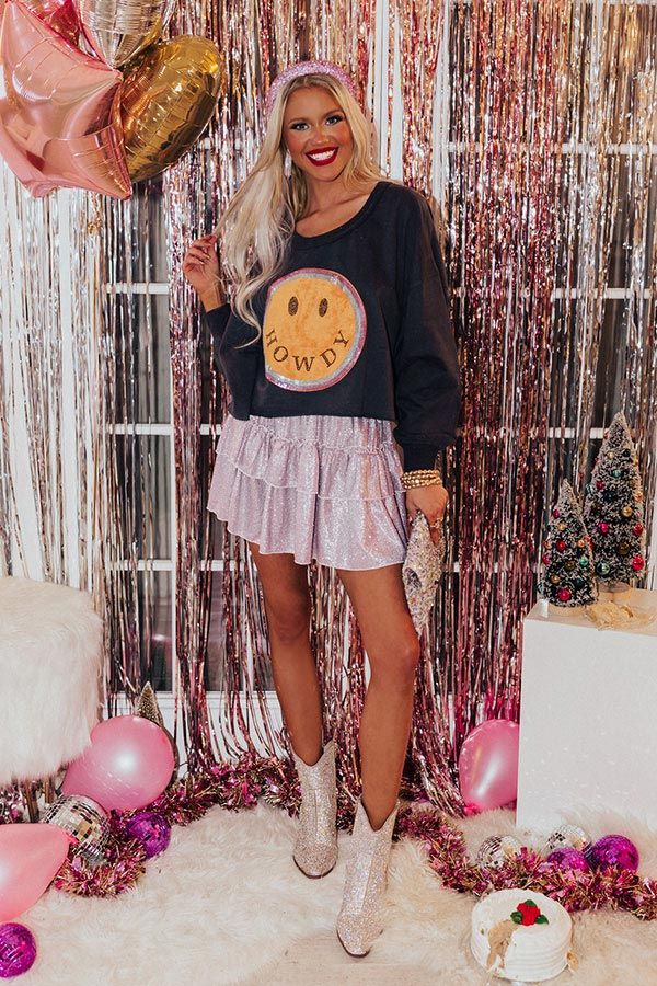 Howdy Happy Face Sweatshirt sold by Impressions product image thumbnail 2