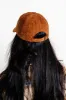 Remember To Smile Corduroy Baseball Cap in Brown sold by Impressions