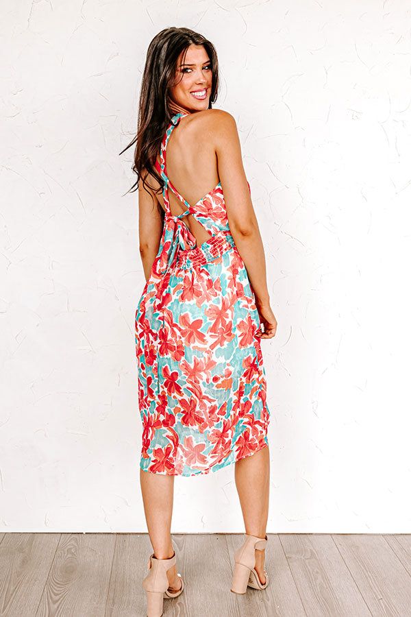Driving Down Sunset Floral Dress sold by Impressions product image thumbnail 2