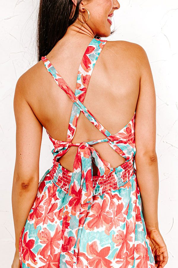 Driving Down Sunset Floral Dress sold by Impressions product image thumbnail 4